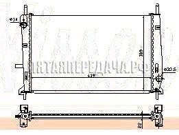 FORD MONDEO (93-00) радиатор охлаждения для Ford Mondeo 2 , код 6899903, фотографии, изображения, фото, где купить, цена, схема