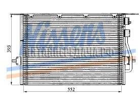 FORD MONDEO (97-99), COUGAR (99-) конденсатор, радиатор кондиционера для Ford Mondeo 2 , код 1022553, фотографии, изображения, фото, где купить, цена, схема